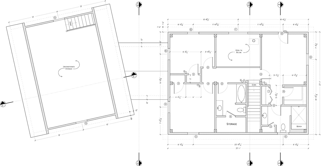 Floor plans for a house